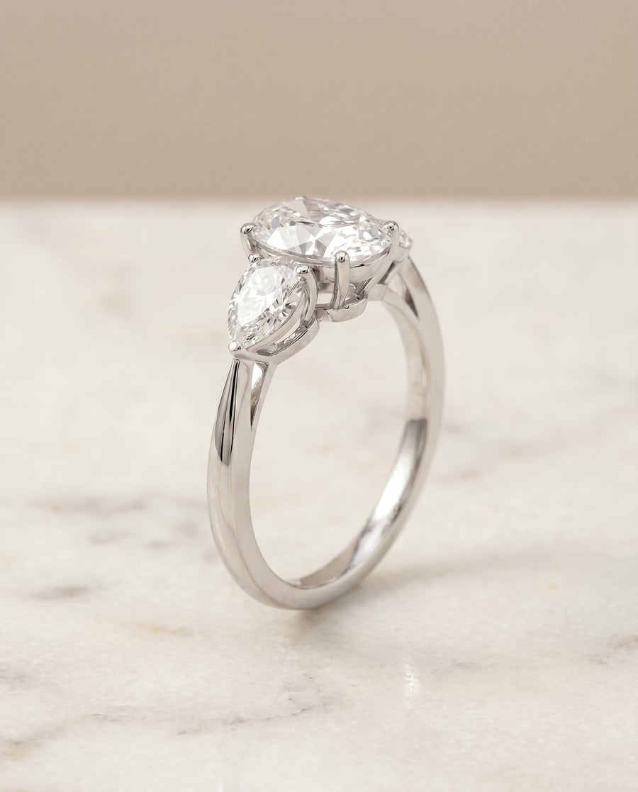 The Angelica Select Engagement Ring, made to order in our Los Angeles atelier