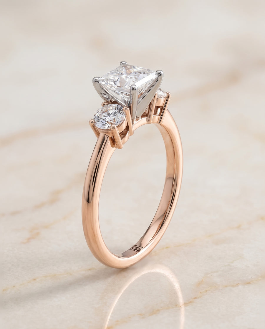 The Anita Engagement Ring, made to order in our Los Angeles atelier