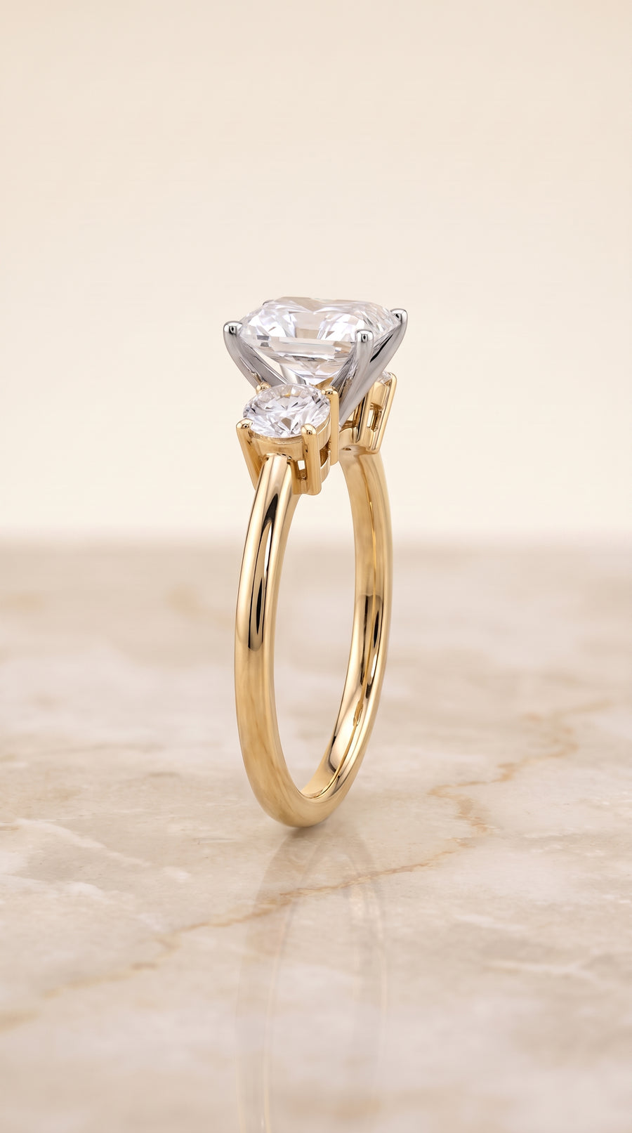 The Anita Engagement Ring, made to order in our Los Angeles atelier