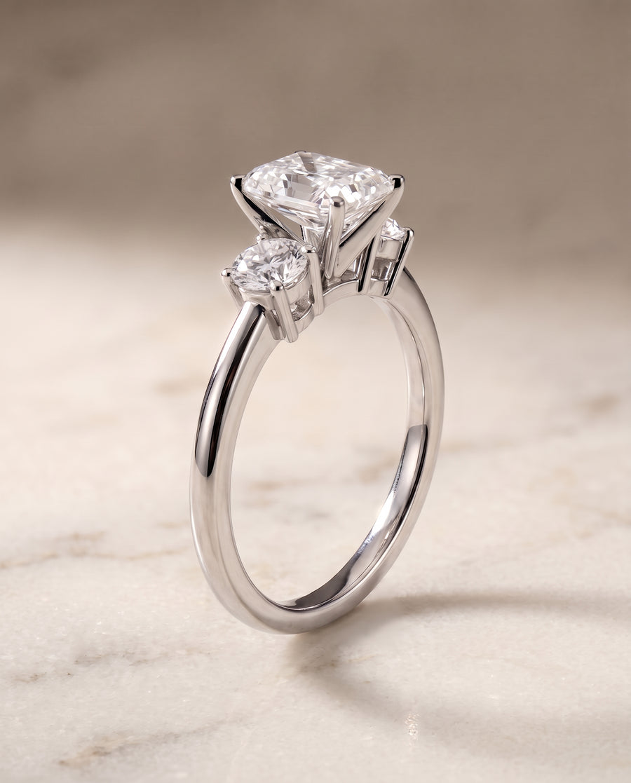The Anita Engagement Ring, made to order in our Los Angeles atelier