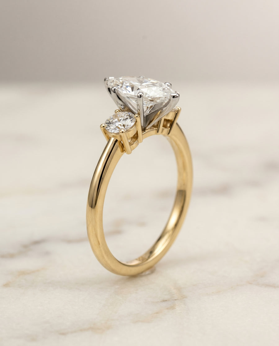 The Anita Engagement Ring, made to order in our Los Angeles atelier