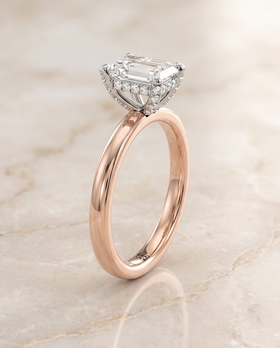 The Annabelle Engagement Ring, made to order in our Los Angeles atelier