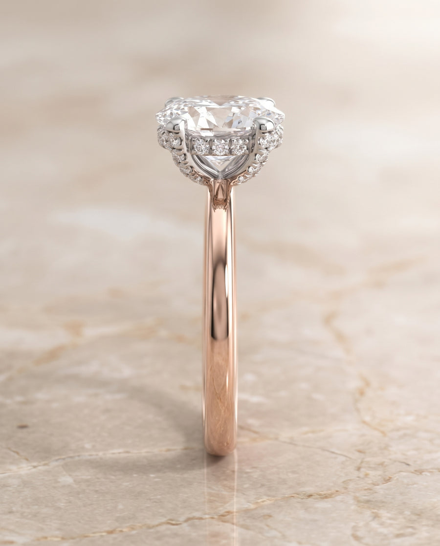 The Annabelle Engagement Ring, made to order in our Los Angeles atelier