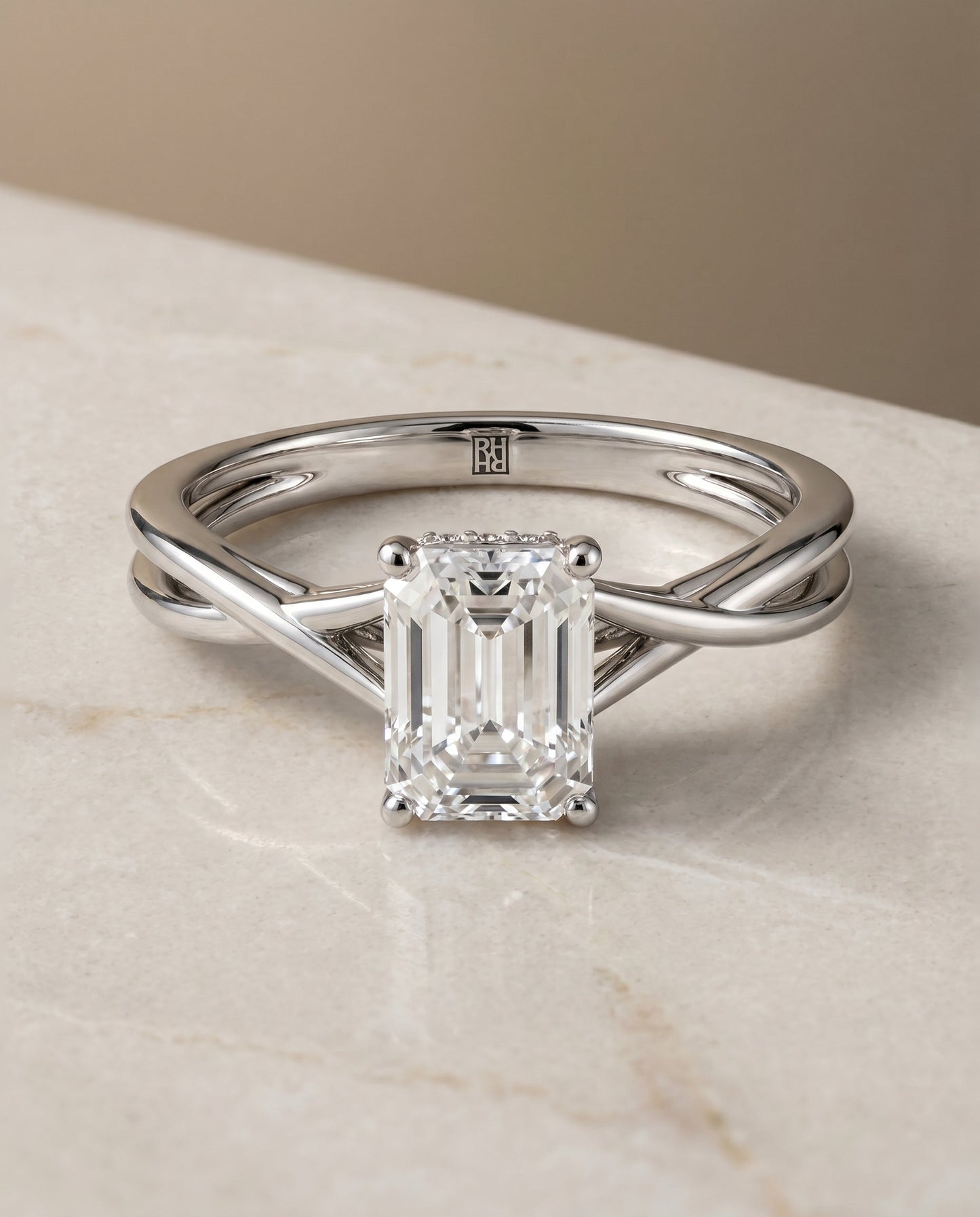 The Blondie Select Solitaire Engagement Ring with Lab Diamond in Platinum - view 1