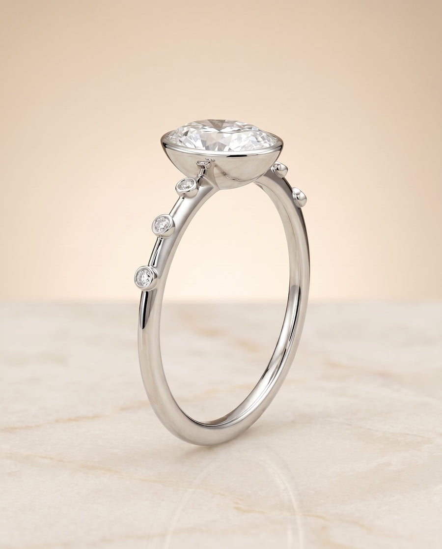 The Brandi Select Engagement Ring, made to order in our Los Angeles atelier