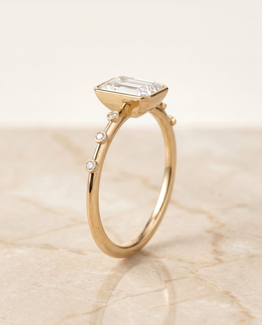 The Brandi Select Engagement Ring, made to order in our Los Angeles atelier