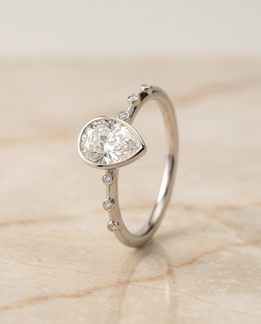The Brandi Select Engagement Ring, made to order in our Los Angeles atelier