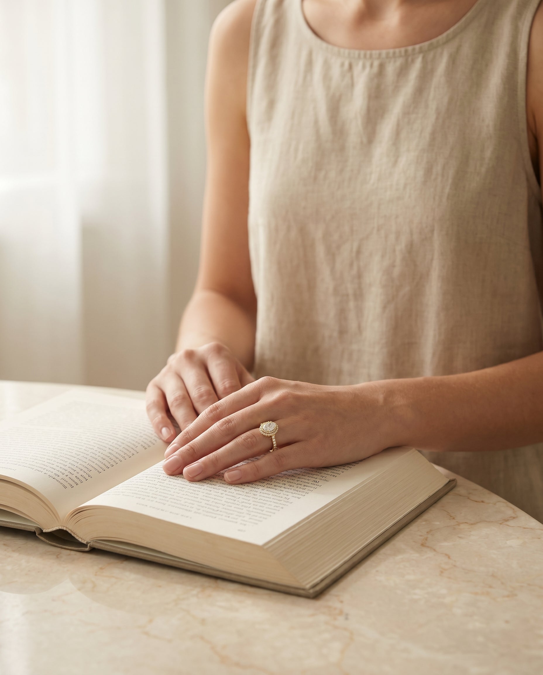Made to order: The Britney oval engagement ring setting in 18K Yellow Gold | RockHer