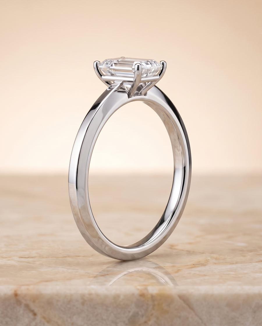 The Carmen Engagement Ring, made to order in our Los Angeles atelier