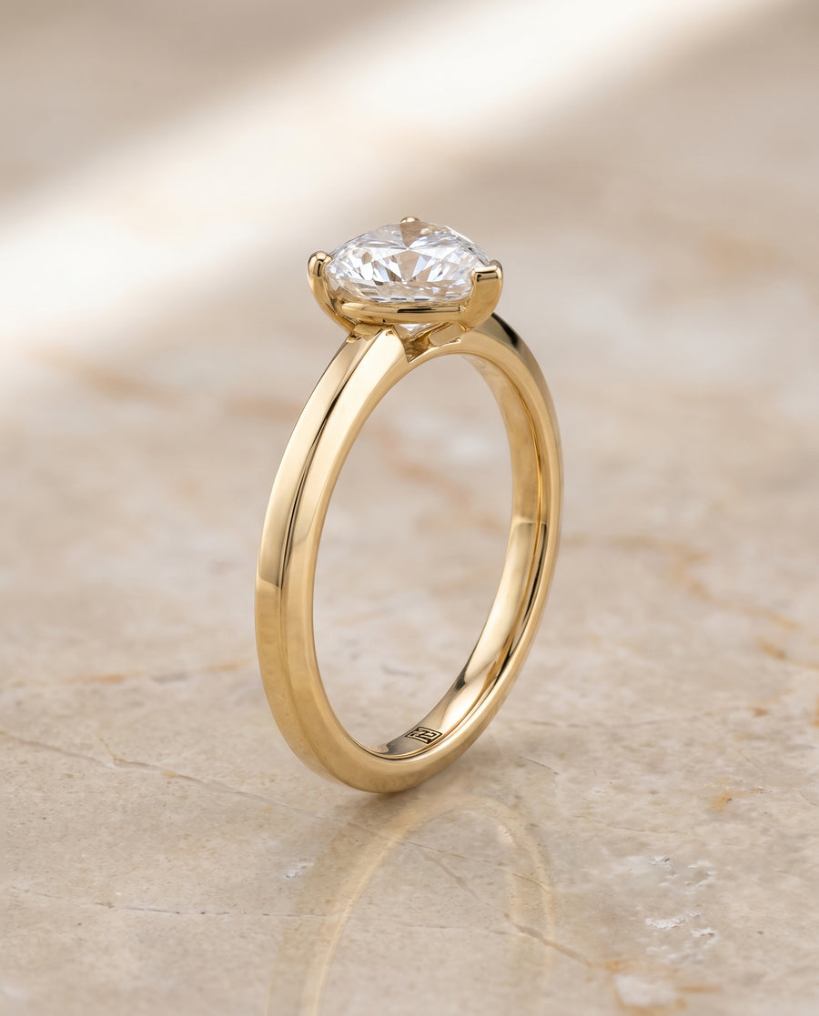 The Carmen Engagement Ring, made to order in our Los Angeles atelier