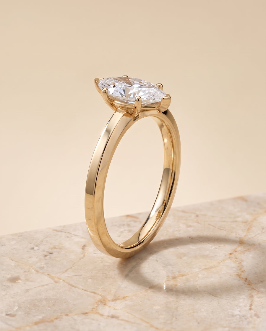 The Carmen Engagement Ring, made to order in our Los Angeles atelier