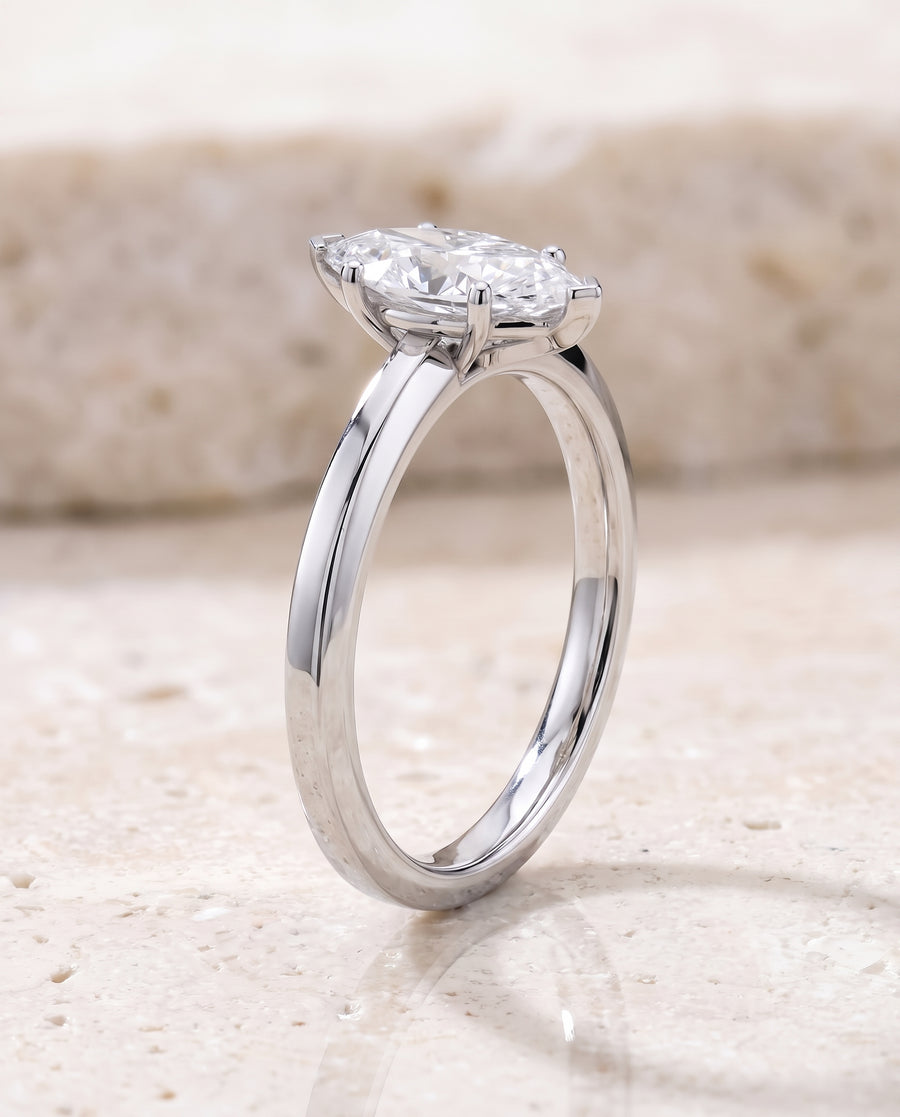 The Carmen Engagement Ring, made to order in our Los Angeles atelier