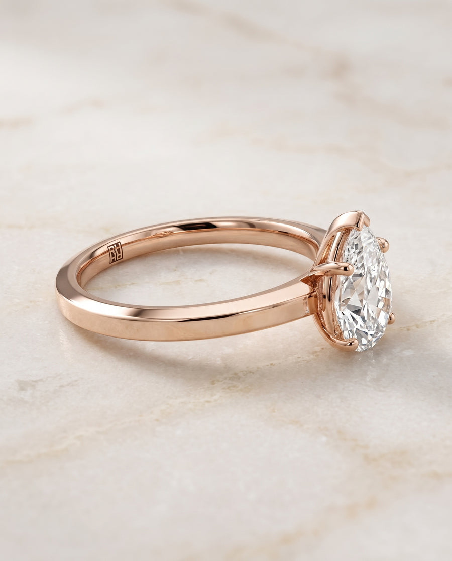 The Carmen Engagement Ring, made to order in our Los Angeles atelier