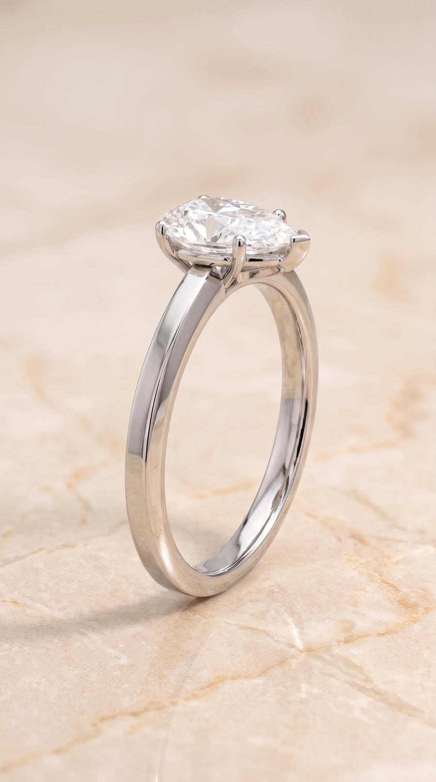 The Carmen Engagement Ring, made to order in our Los Angeles atelier