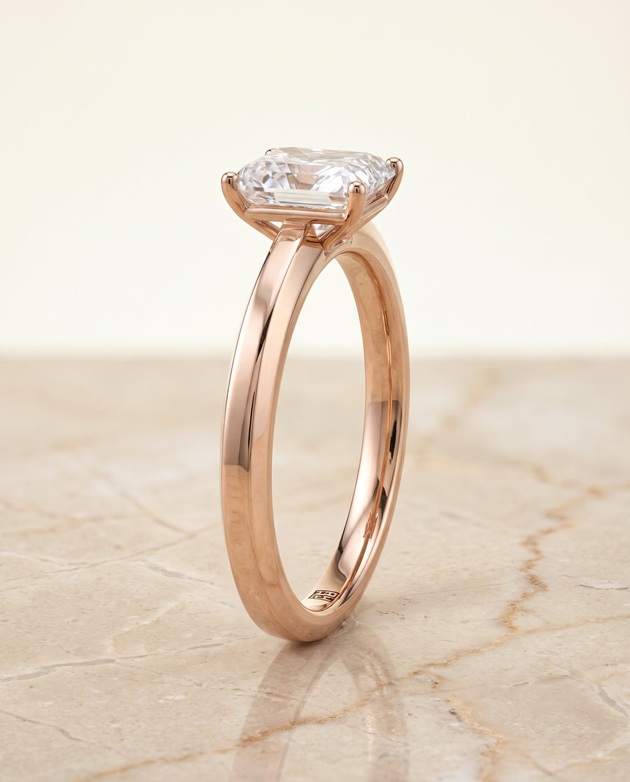 The Carmen Engagement Ring, made to order in our Los Angeles atelier
