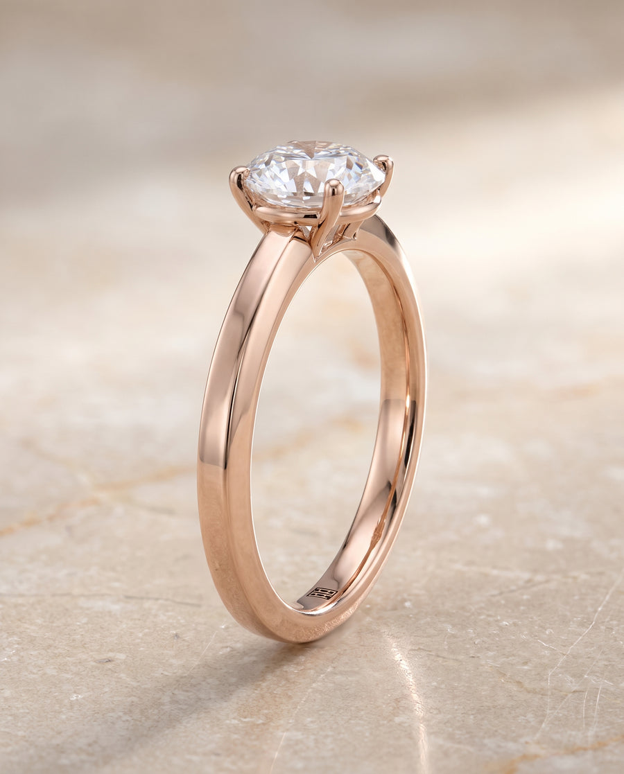 The Carmen Engagement Ring, made to order in our Los Angeles atelier
