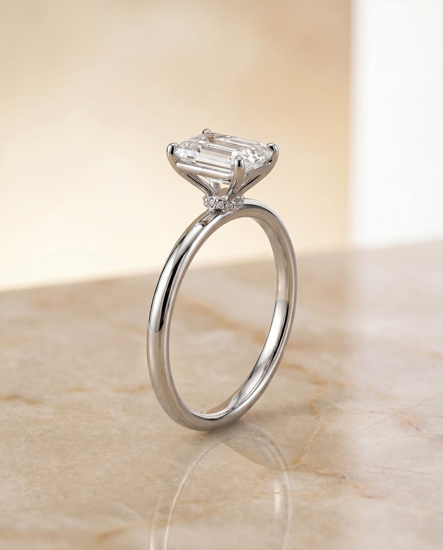 The Cyndi Select Engagement Ring, made to order in our Los Angeles atelier