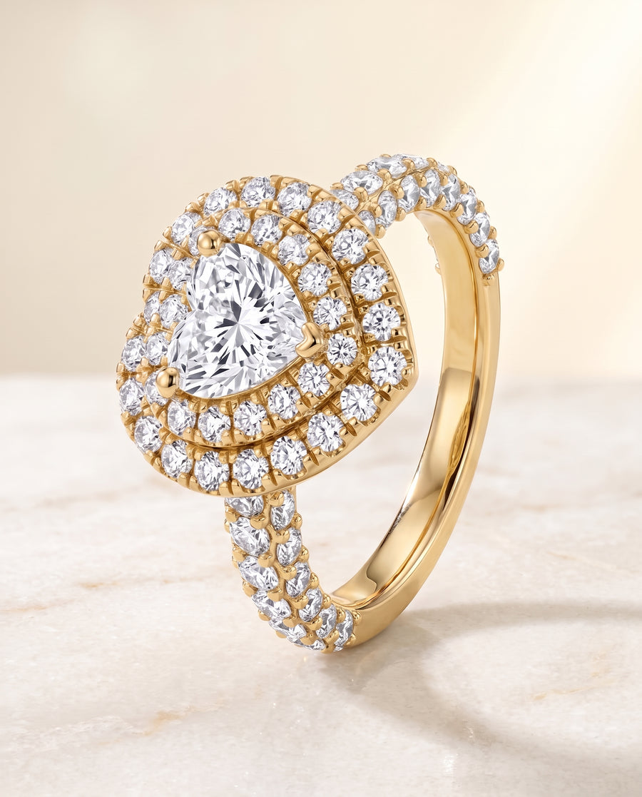 The Dinah Engagement Ring, made to order in our Los Angeles atelier