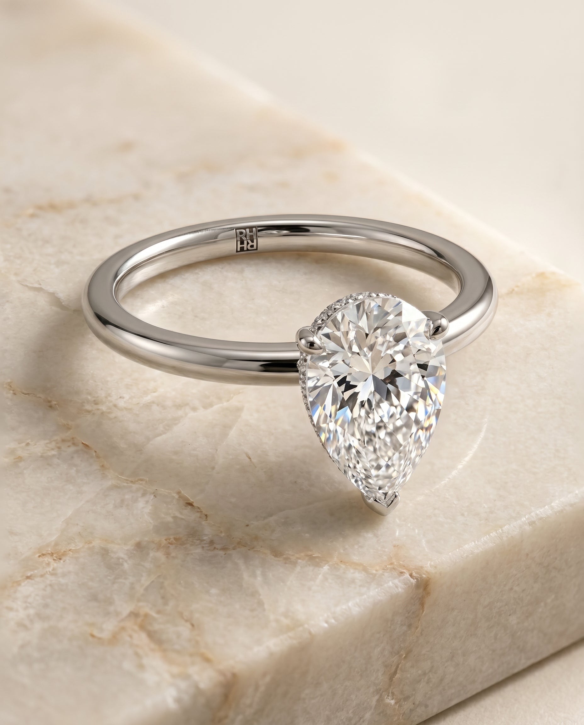 The Dolly Select Solitaire Engagement Ring with Lab Diamond in Platinum - view 1