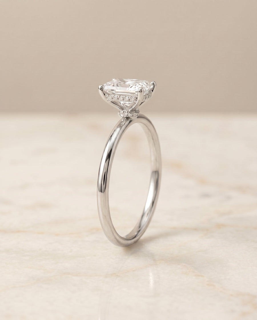 The Dolly Select Engagement Ring, made to order in our Los Angeles atelier