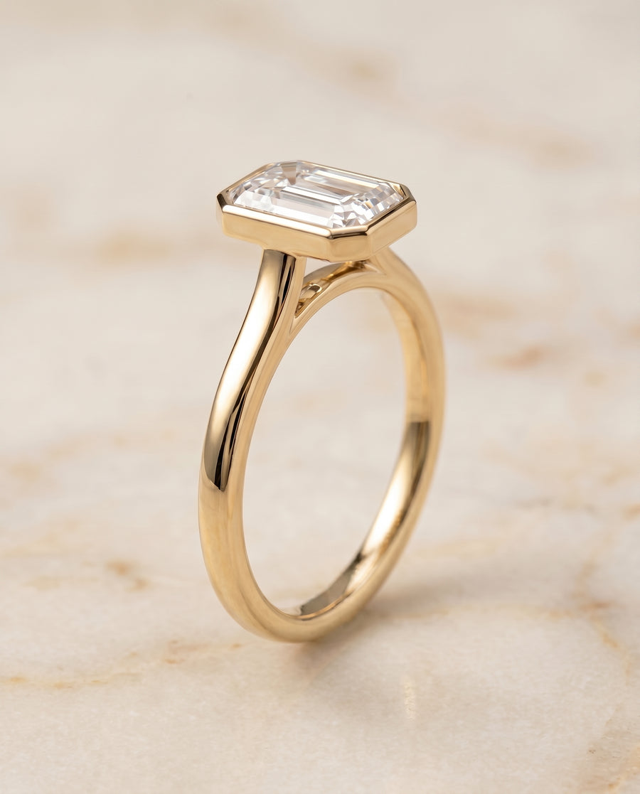 The Duran Engagement Ring, made to order in our Los Angeles atelier