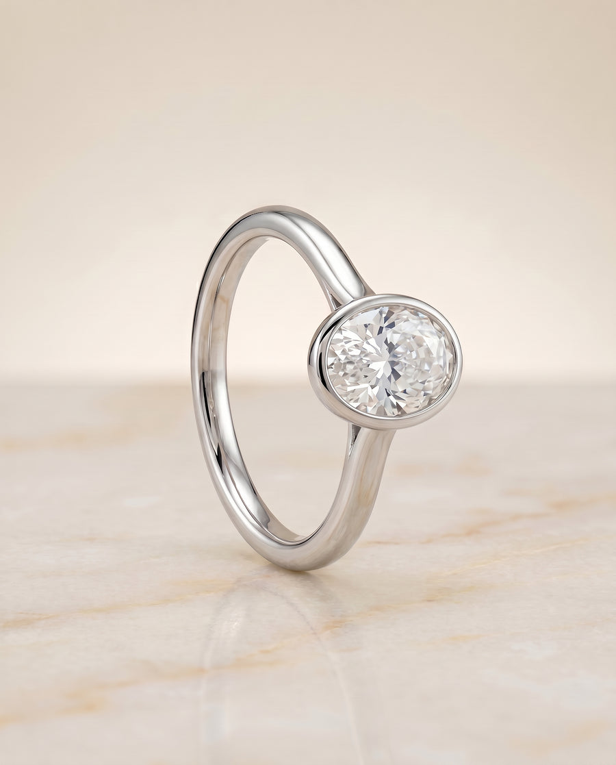 The Duran Engagement Ring, made to order in our Los Angeles atelier