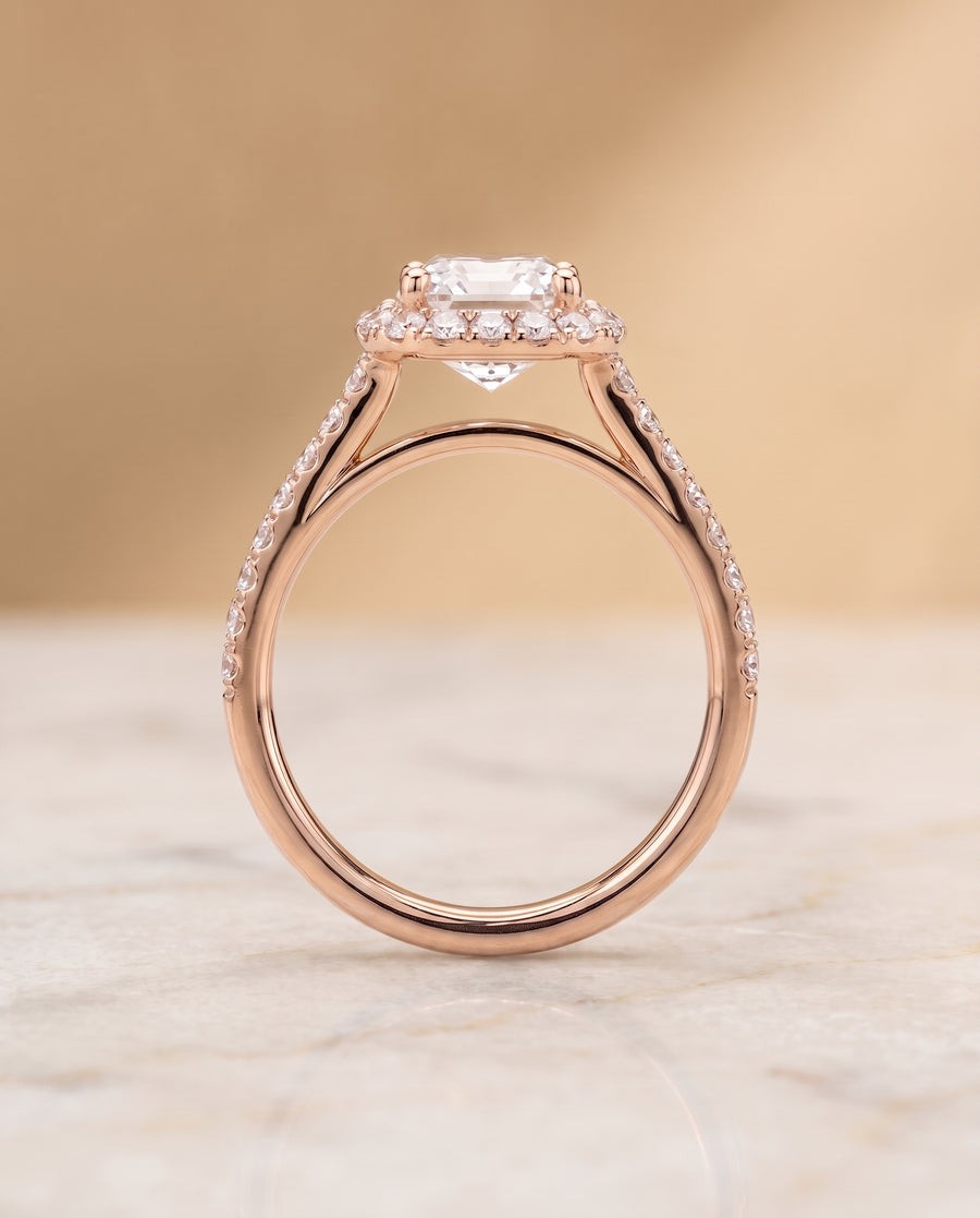 The Dylan Engagement Ring, made to order in our Los Angeles atelier