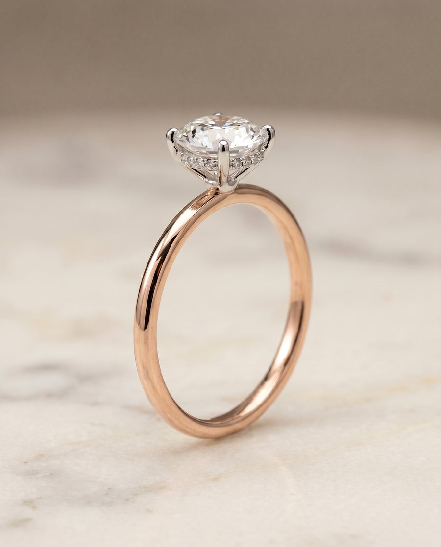 The Eartha Engagement Ring, made to order in our Los Angeles atelier