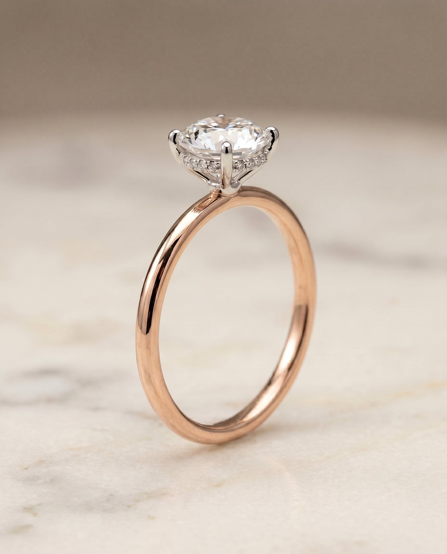 The Eartha Select Engagement Ring, made to order in our Los Angeles atelier