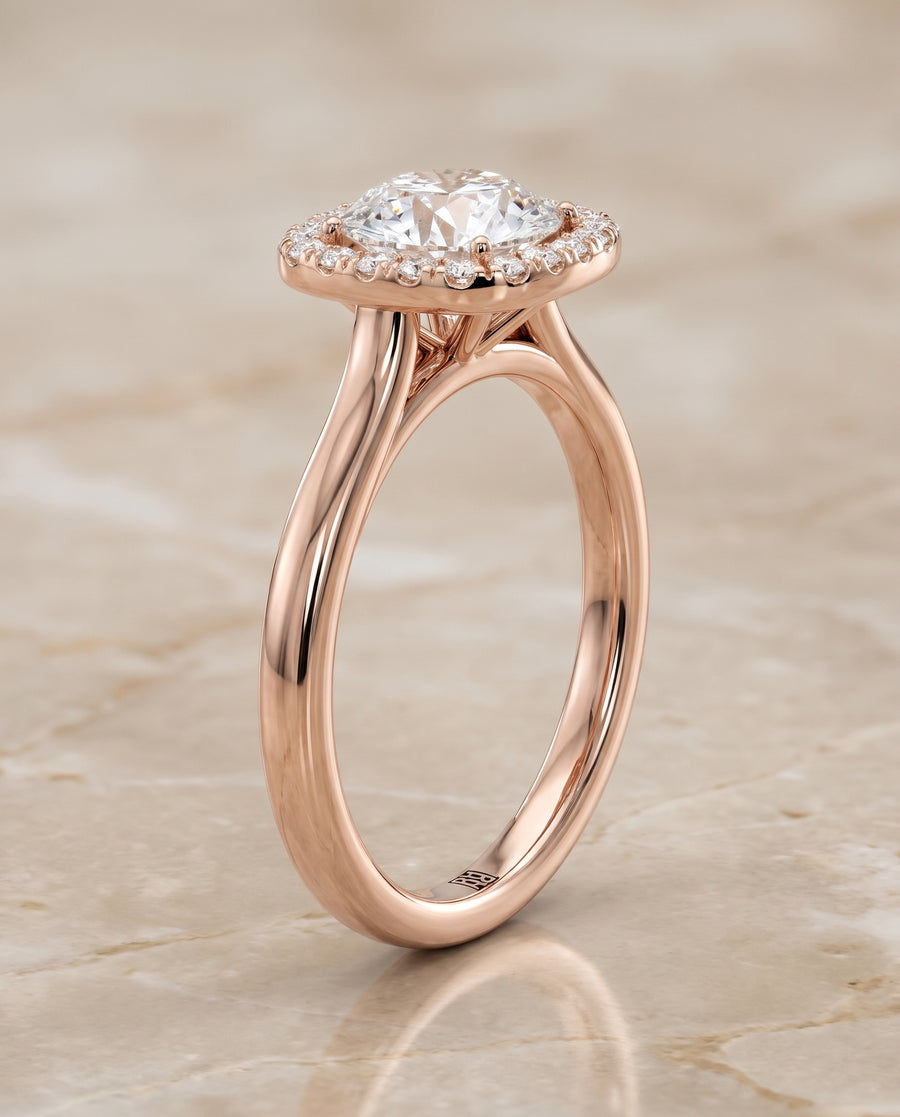 The Eddie Engagement Ring, made to order in our Los Angeles atelier