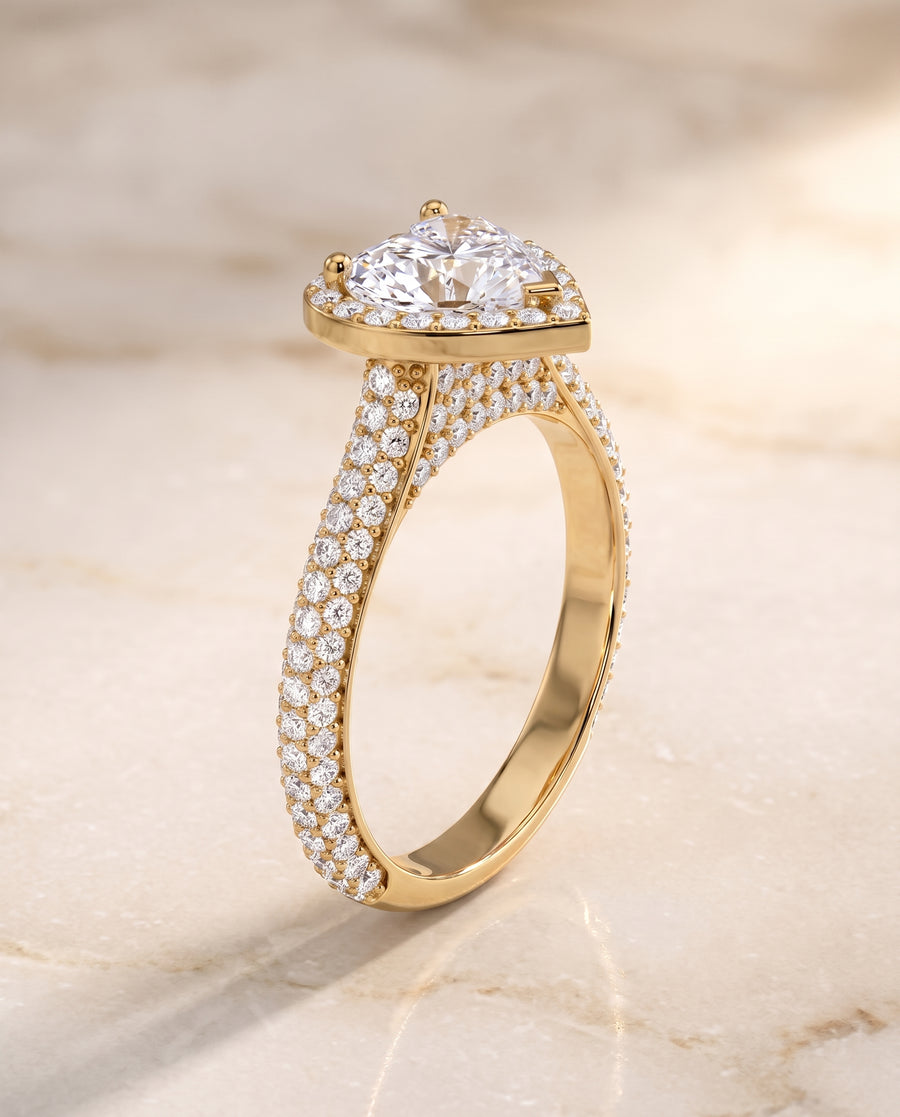 The Ella Engagement Ring, made to order in our Los Angeles atelier