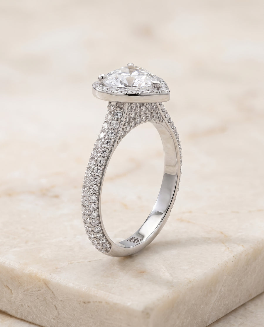 The Ella Engagement Ring, made to order in our Los Angeles atelier
