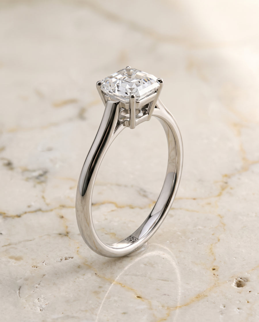 The Ellie Engagement Ring, made to order in our Los Angeles atelier