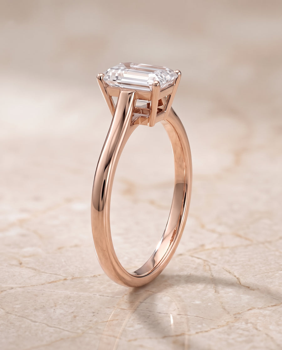 The Ellie Engagement Ring, made to order in our Los Angeles atelier