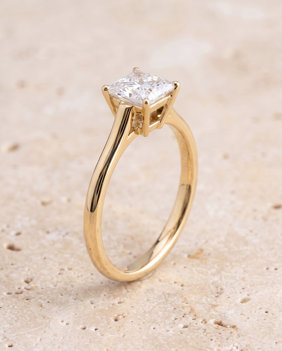 The Ellie Engagement Ring, made to order in our Los Angeles atelier