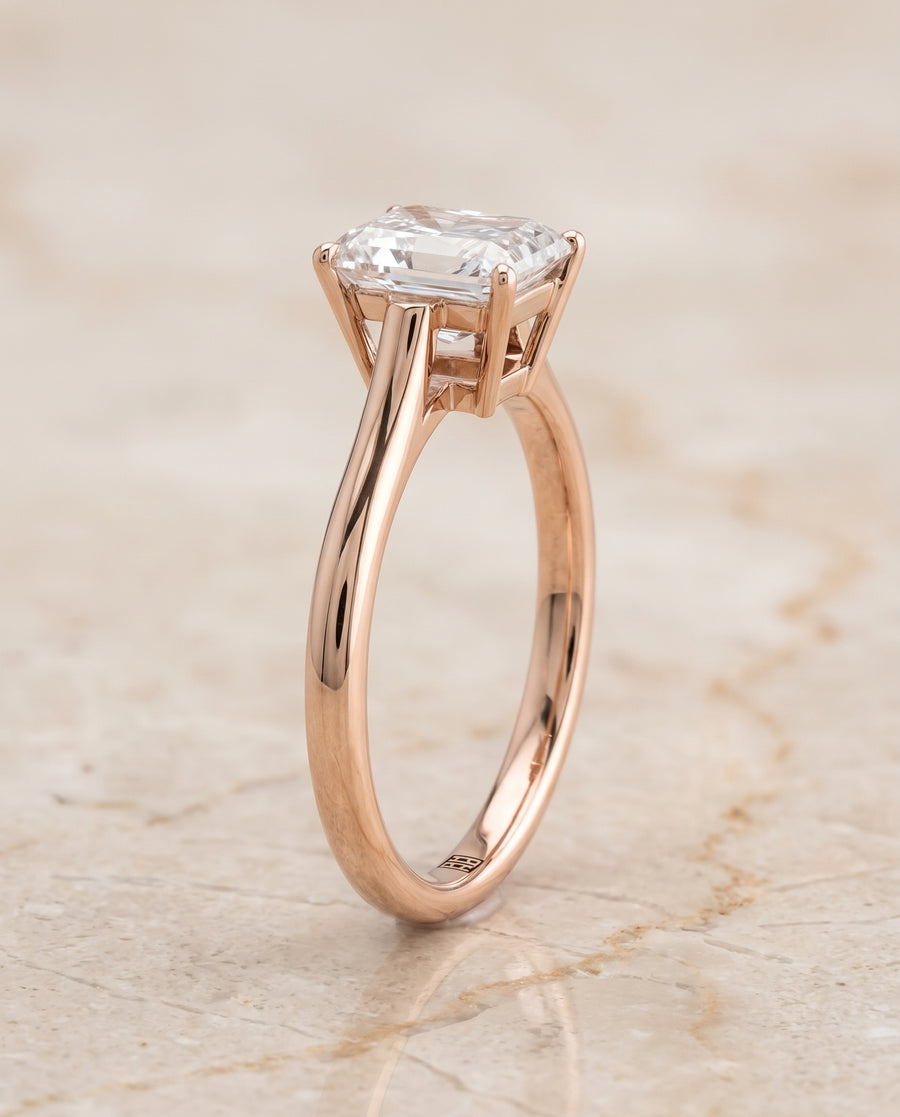 The Ellie Engagement Ring, made to order in our Los Angeles atelier
