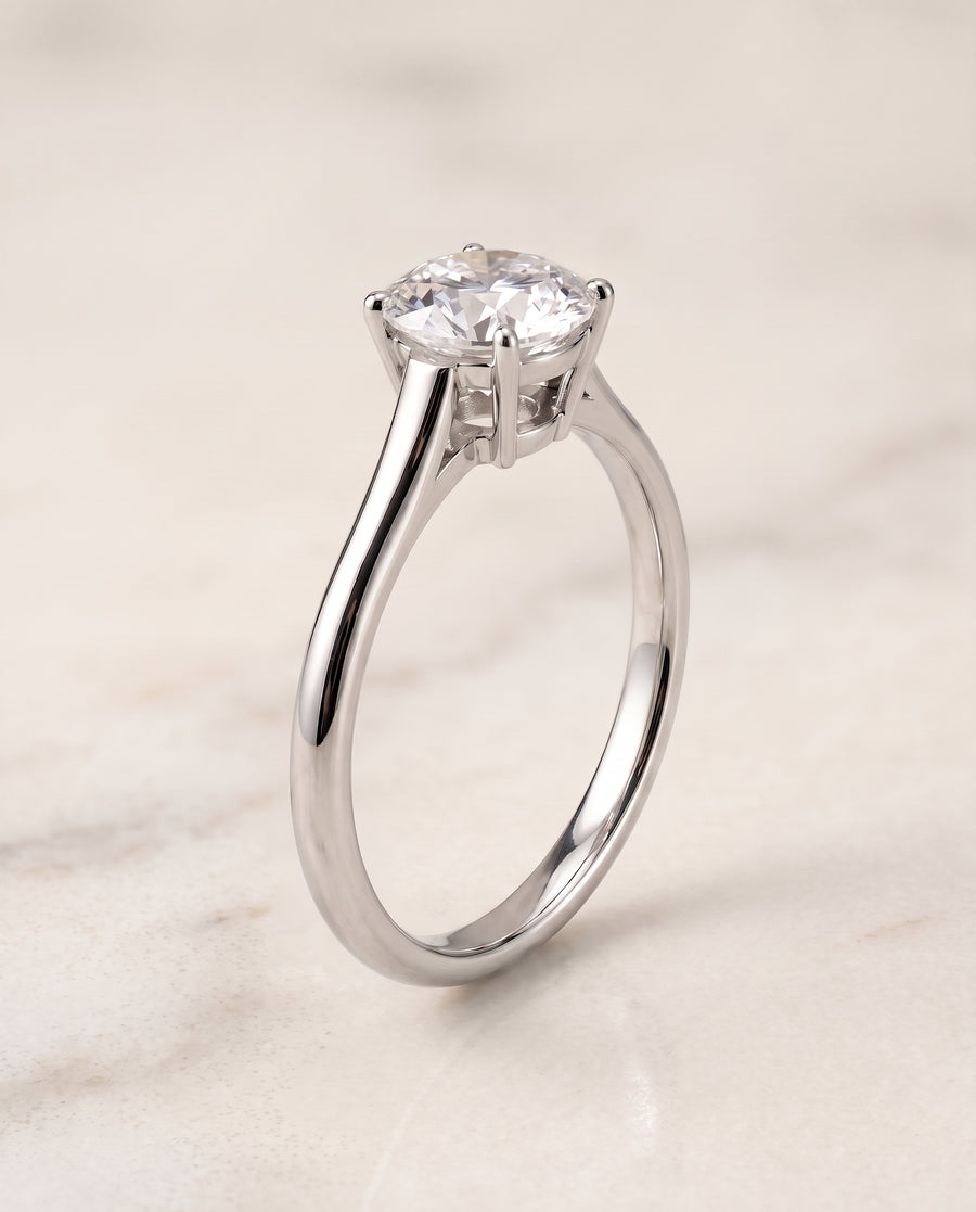 The Ellie Engagement Ring, made to order in our Los Angeles atelier