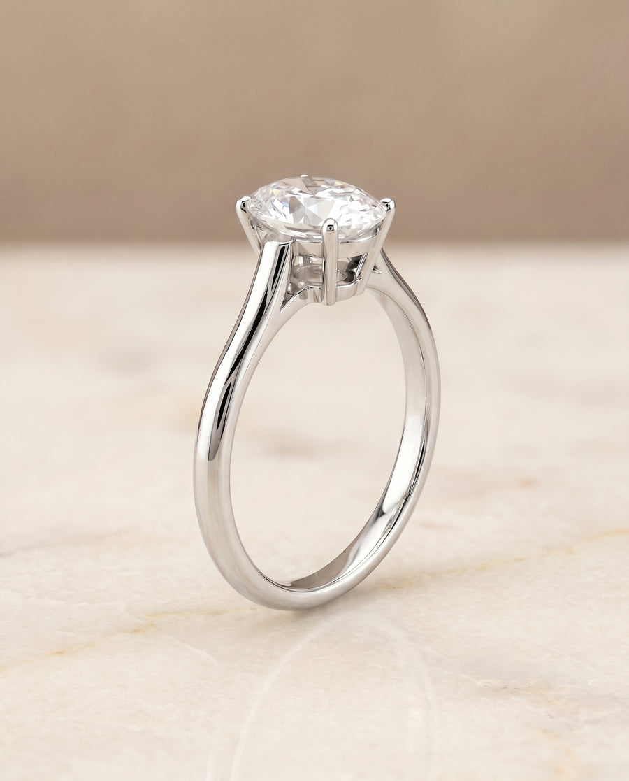The Ellie Engagement Ring, made to order in our Los Angeles atelier