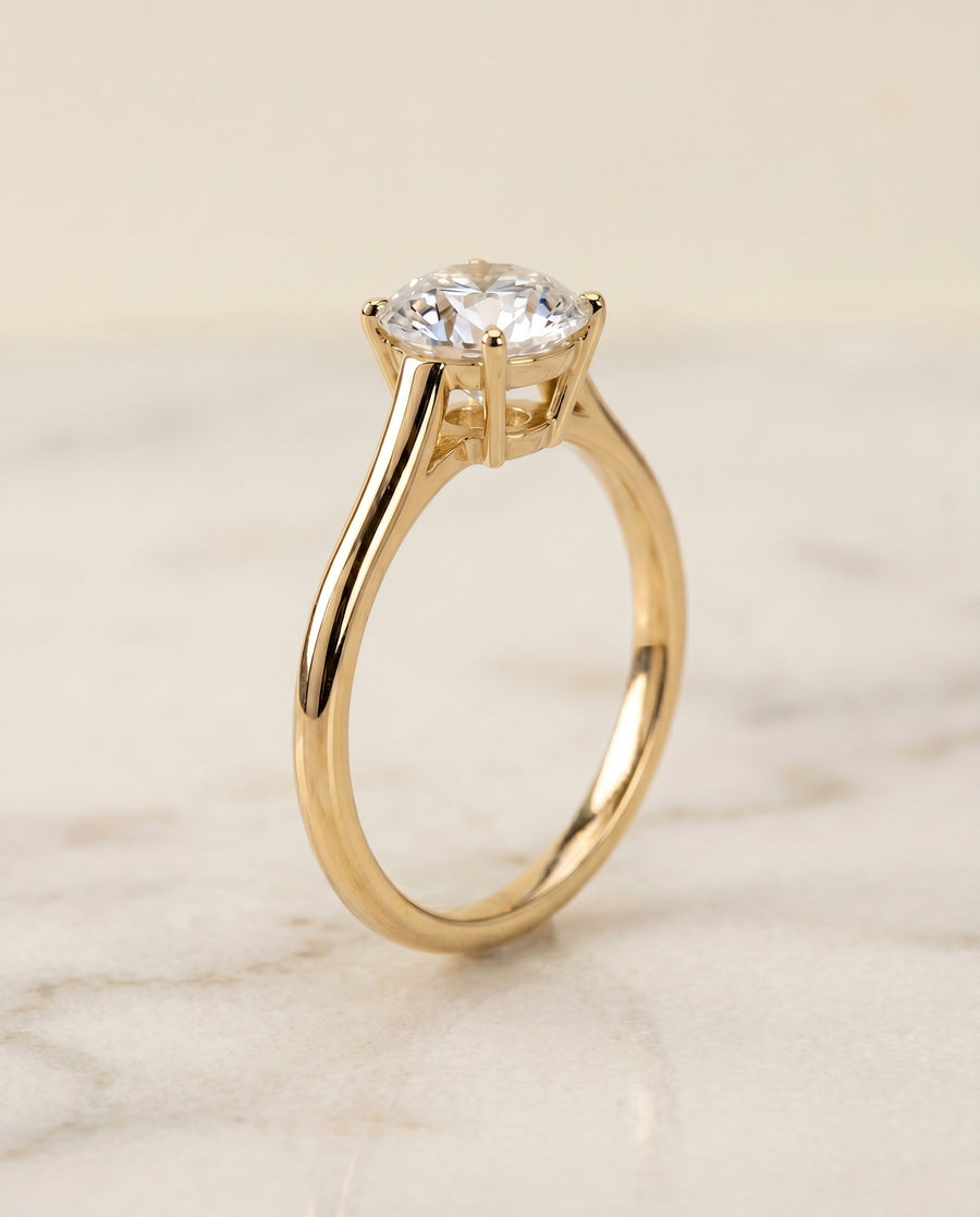 The Ellie Engagement Ring, made to order in our Los Angeles atelier