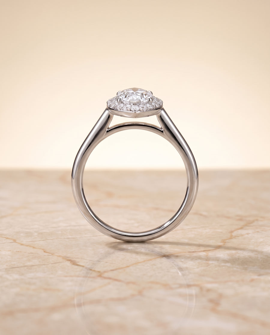 The Etta Engagement Ring, made to order in our Los Angeles atelier