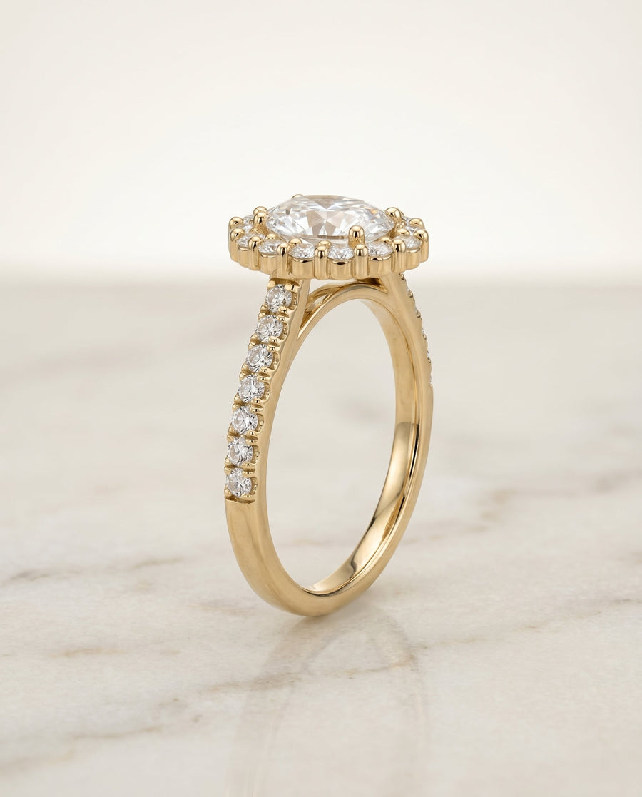 The Fiona Select Engagement Ring, made to order in our Los Angeles atelier