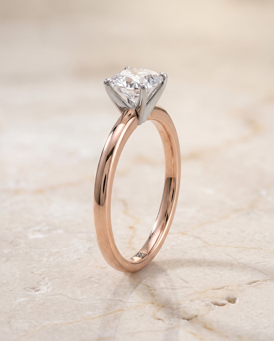 The Floria Engagement Ring, made to order in our Los Angeles atelier