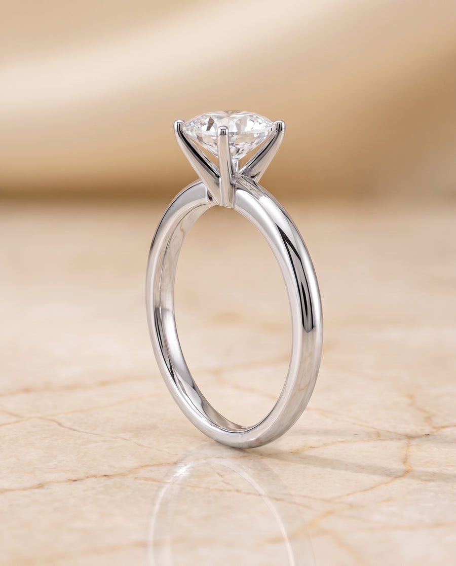 The Floria Engagement Ring, made to order in our Los Angeles atelier