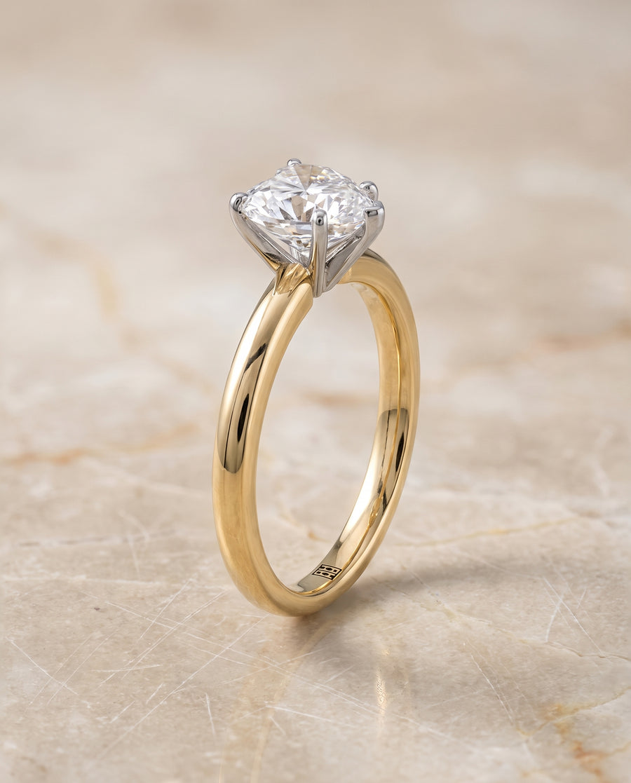 The Floria Engagement Ring, made to order in our Los Angeles atelier