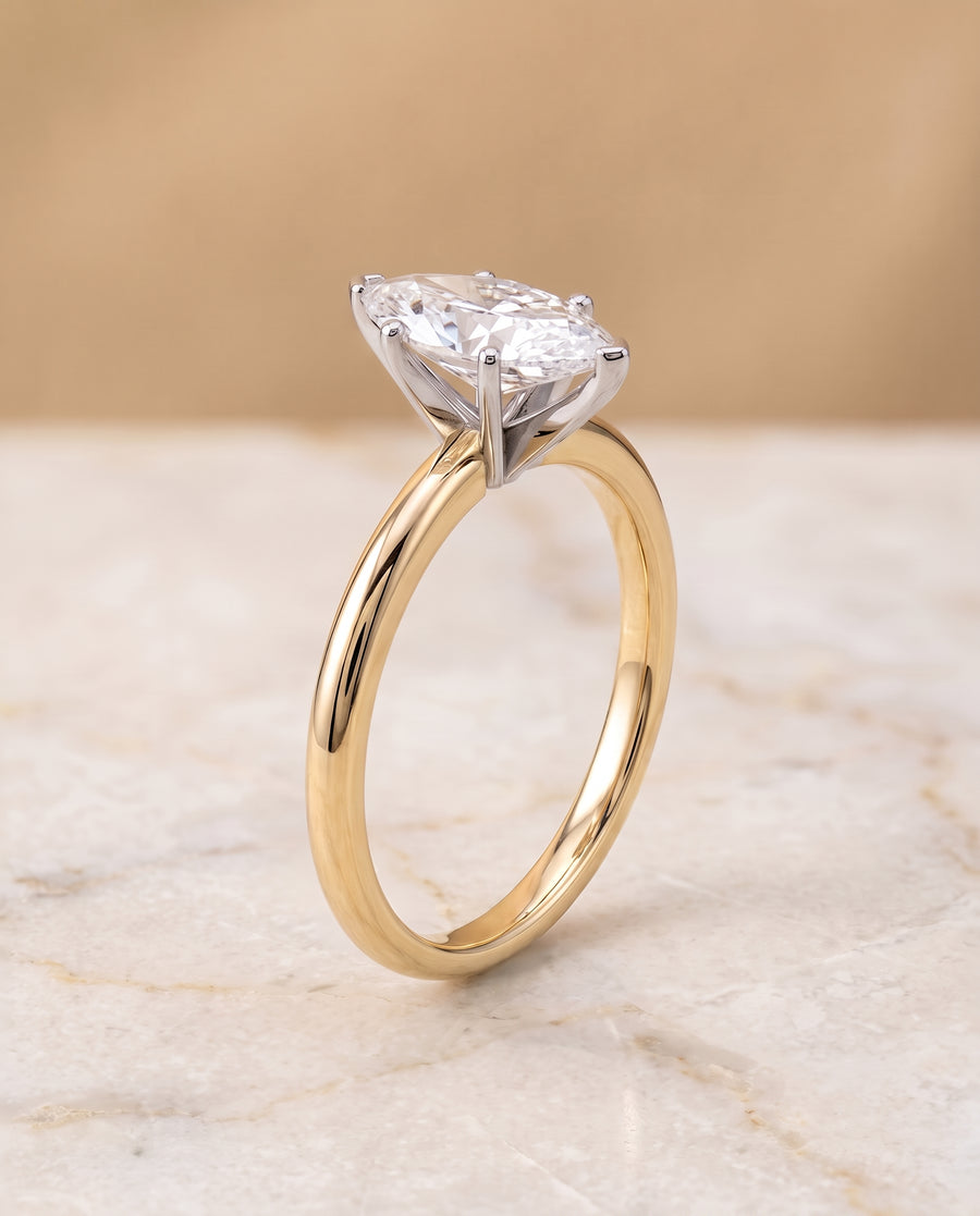 The Floria Engagement Ring, made to order in our Los Angeles atelier