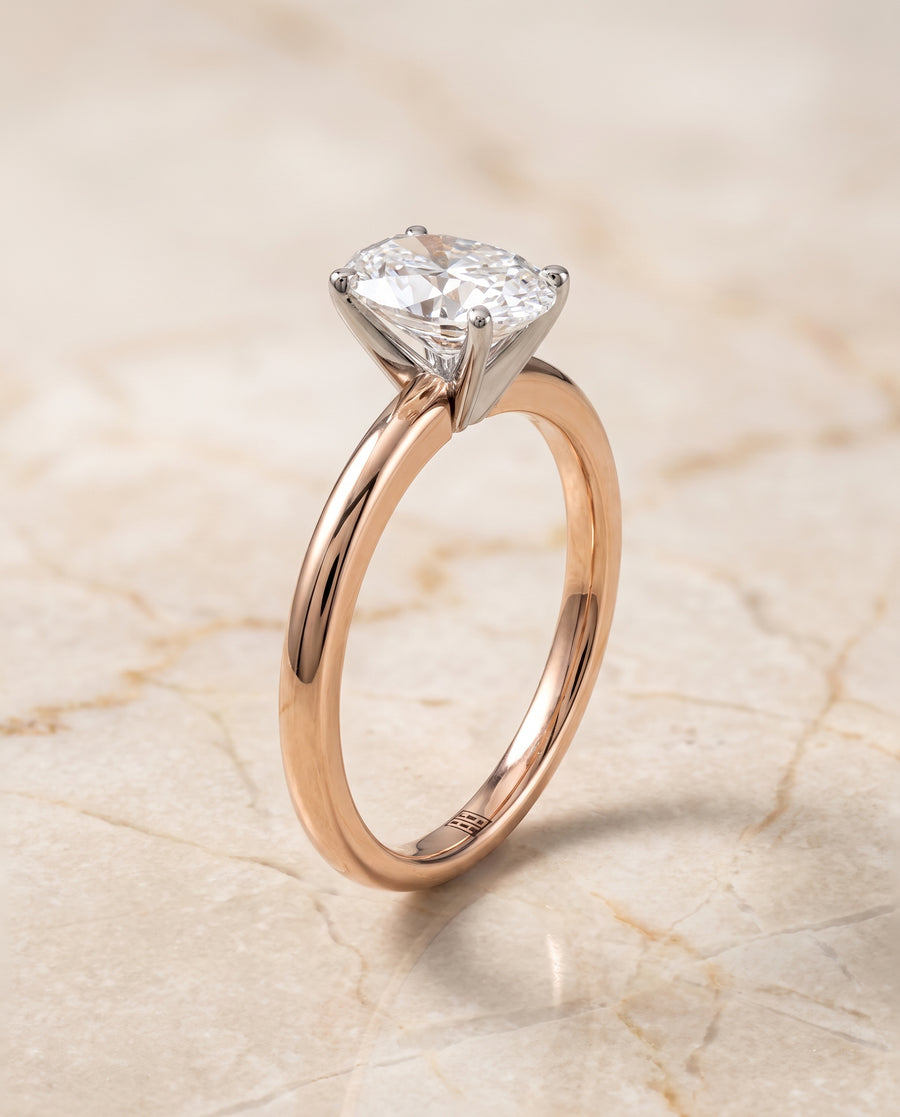 The Floria Engagement Ring, made to order in our Los Angeles atelier