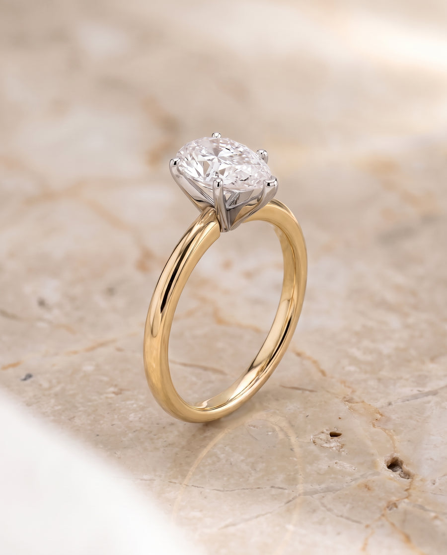 The Floria Engagement Ring, made to order in our Los Angeles atelier