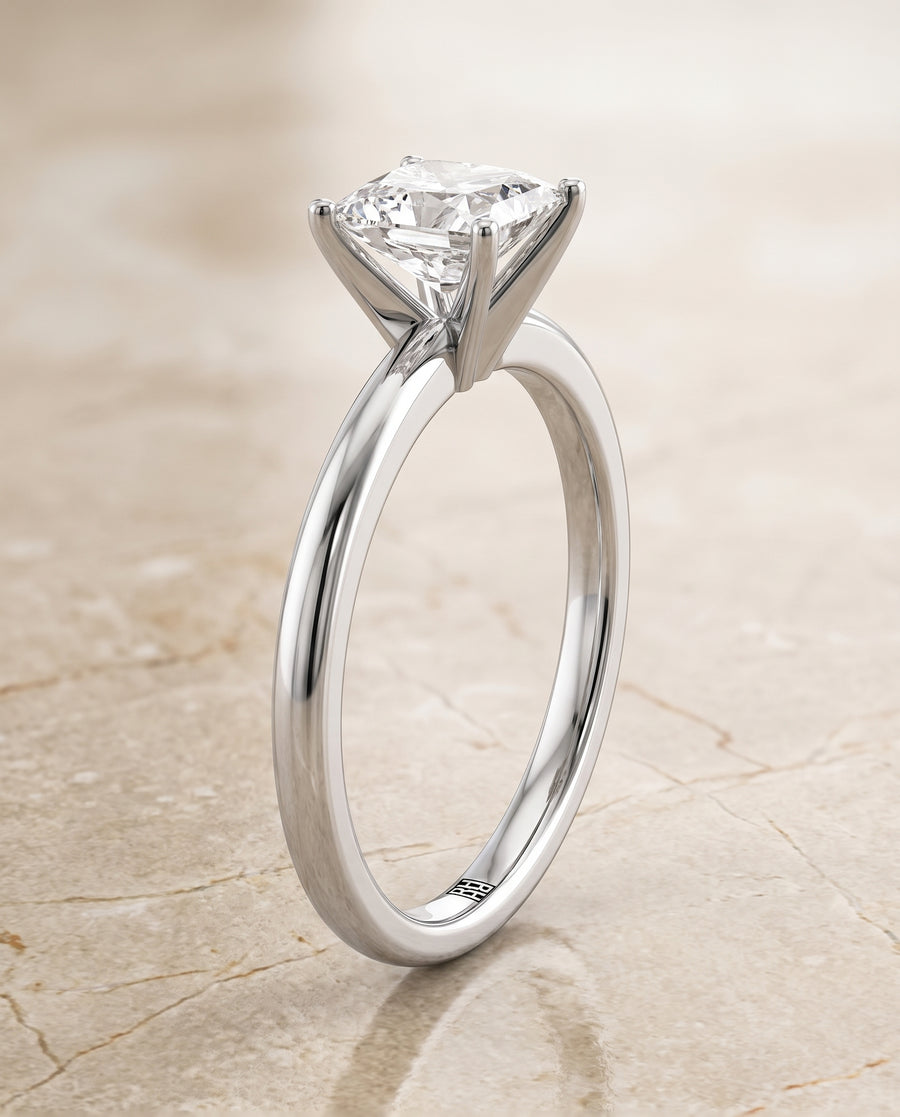 The Floria Engagement Ring, made to order in our Los Angeles atelier
