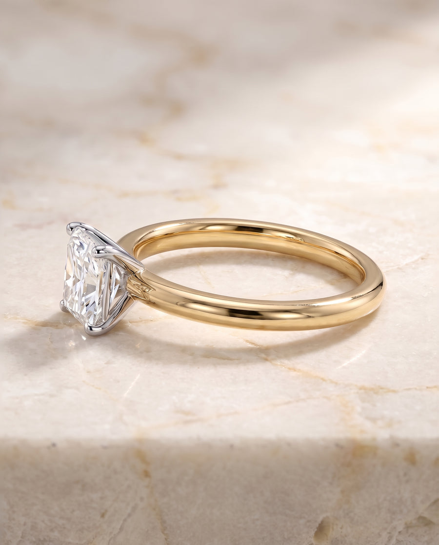 The Floria Engagement Ring, made to order in our Los Angeles atelier