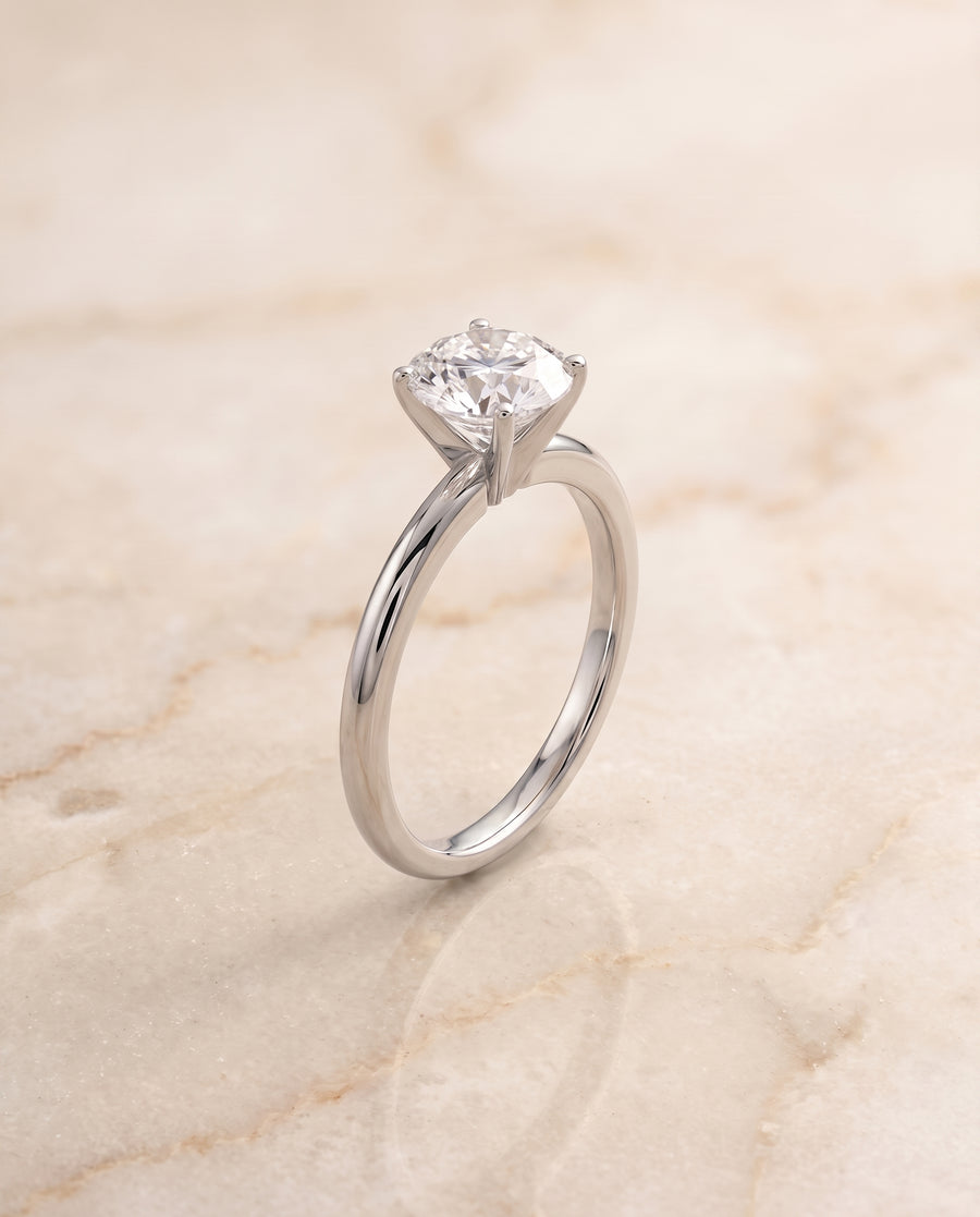 The Floria Engagement Ring, made to order in our Los Angeles atelier